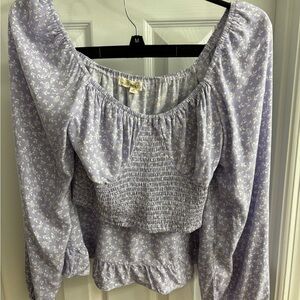 Rewind 2pcs long sleeve crop/mini dress